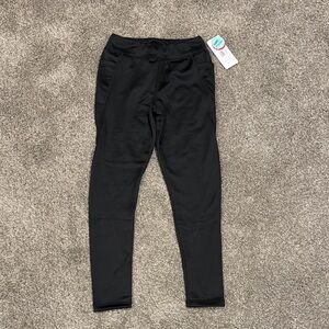 Marika - Girls Fleece Black Leggings, Size Small, NWT